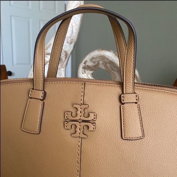 Tory Burch leather satchel - Picture 3 of 14